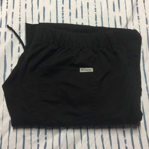 Black Greys Anatomy Scrub Pants